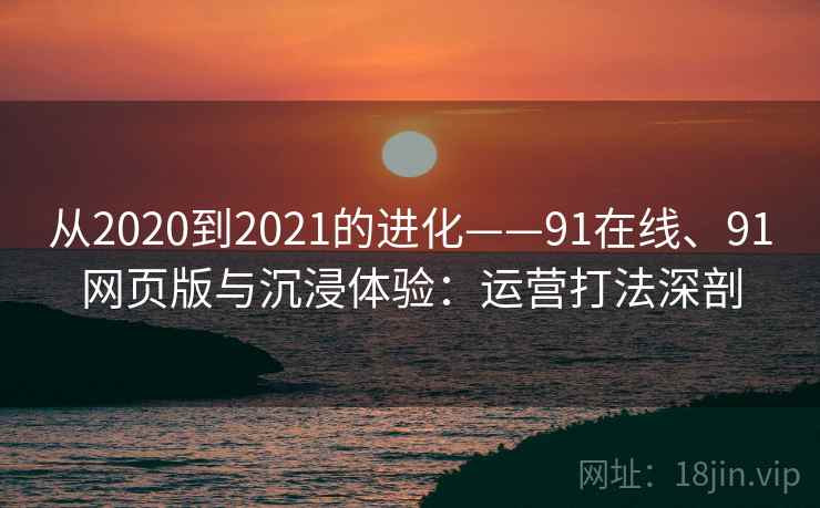 从2020到2021的进化——91在线、91网页版与沉浸体验:运营打法深剖 从2020到2021的进化——91在线、91网页版与沉浸体验:运营打法深剖