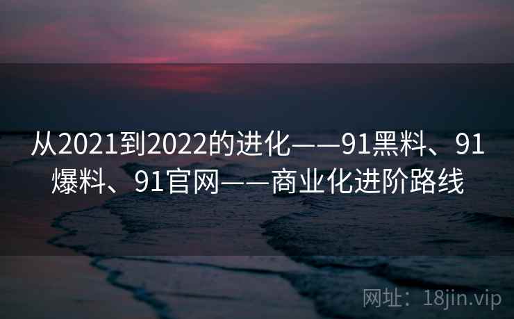 从2021到2022的进化——91黑料、91爆料、91官网——商业化进阶路线 从2021到2022的进化——91黑料、91爆料、91官网——商业化进阶路线