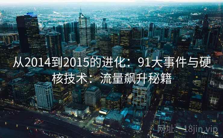 从2014到2015的进化:91大事件与硬核技术:流量飙升秘籍 从2014到2015的进化:91大事件与硬核技术:流量飙升秘籍